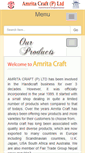 Mobile Screenshot of amritacraft.com